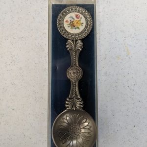 Pewter spoon